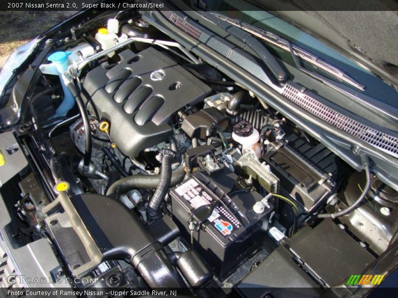 Super Black / Charcoal/Steel 2007 Nissan Sentra 2.0