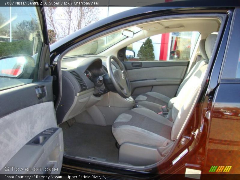Super Black / Charcoal/Steel 2007 Nissan Sentra 2.0