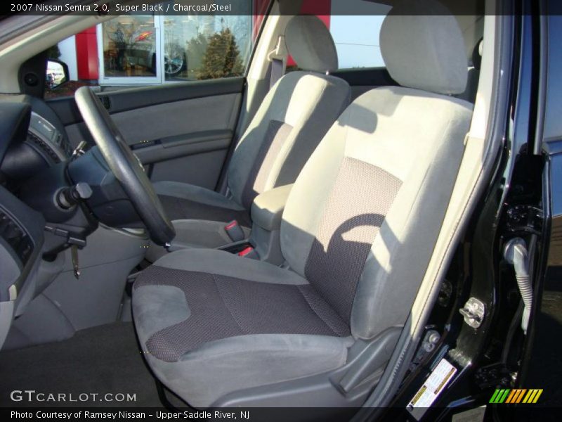 Super Black / Charcoal/Steel 2007 Nissan Sentra 2.0
