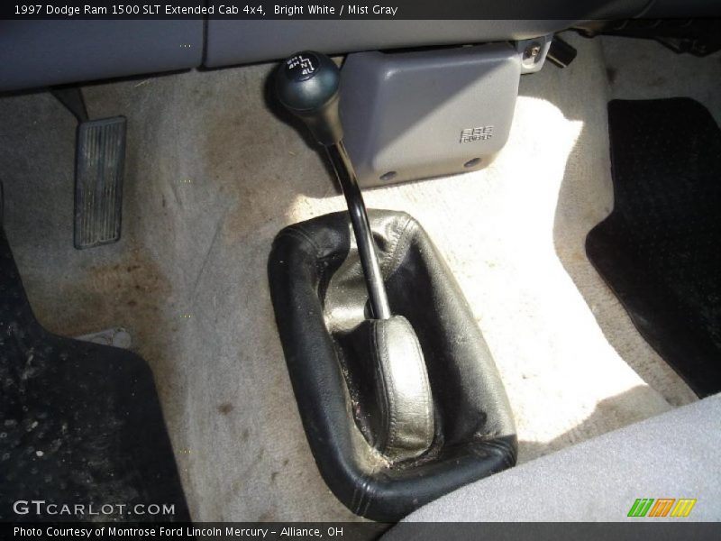 Bright White / Mist Gray 1997 Dodge Ram 1500 SLT Extended Cab 4x4