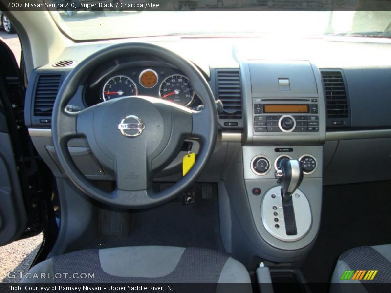 Super Black / Charcoal/Steel 2007 Nissan Sentra 2.0