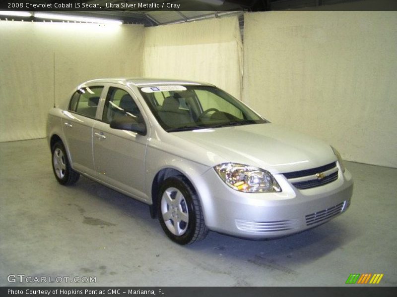 Ultra Silver Metallic / Gray 2008 Chevrolet Cobalt LS Sedan