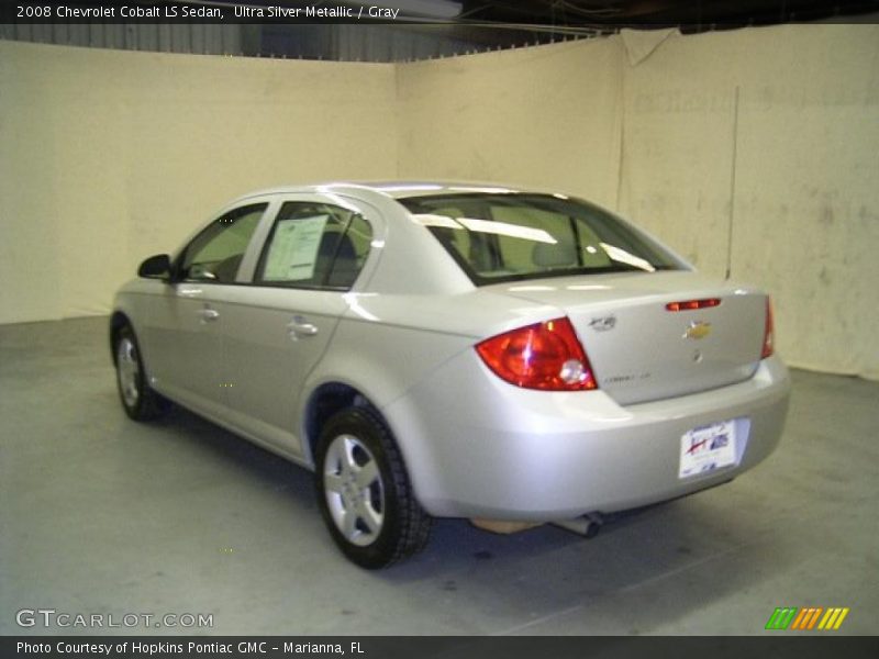 Ultra Silver Metallic / Gray 2008 Chevrolet Cobalt LS Sedan