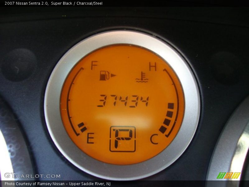 Super Black / Charcoal/Steel 2007 Nissan Sentra 2.0