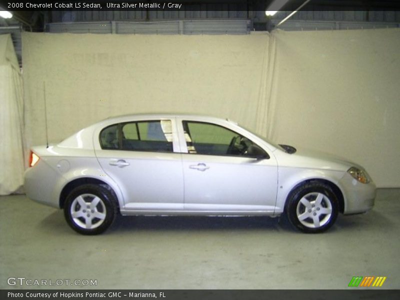 Ultra Silver Metallic / Gray 2008 Chevrolet Cobalt LS Sedan