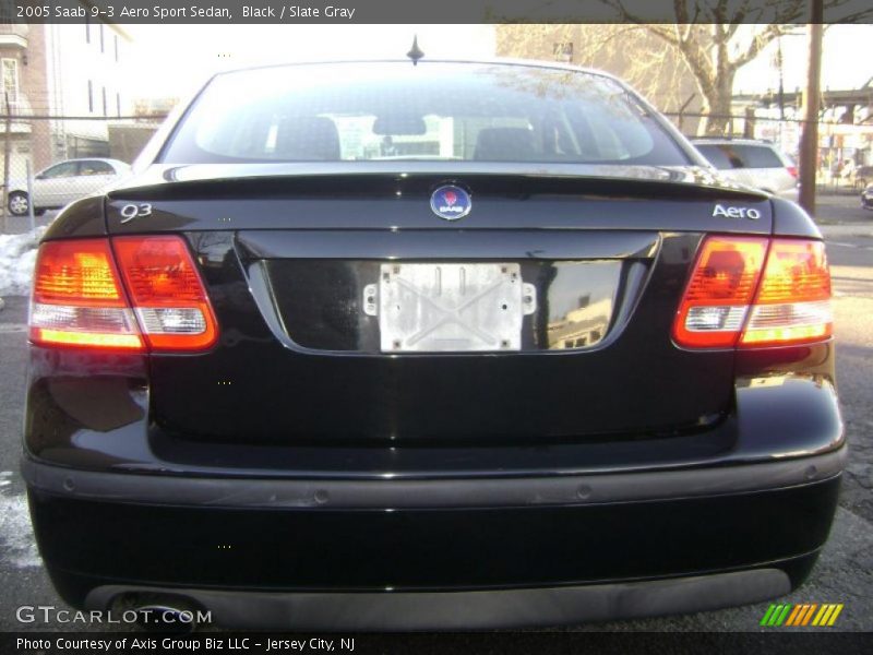 Black / Slate Gray 2005 Saab 9-3 Aero Sport Sedan