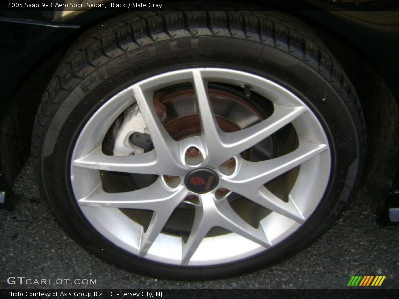 Black / Slate Gray 2005 Saab 9-3 Aero Sport Sedan
