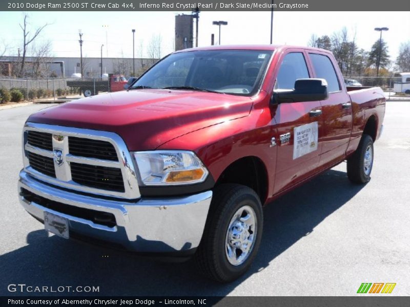Inferno Red Crystal Pearl / Dark Slate/Medium Graystone 2010 Dodge Ram 2500 ST Crew Cab 4x4