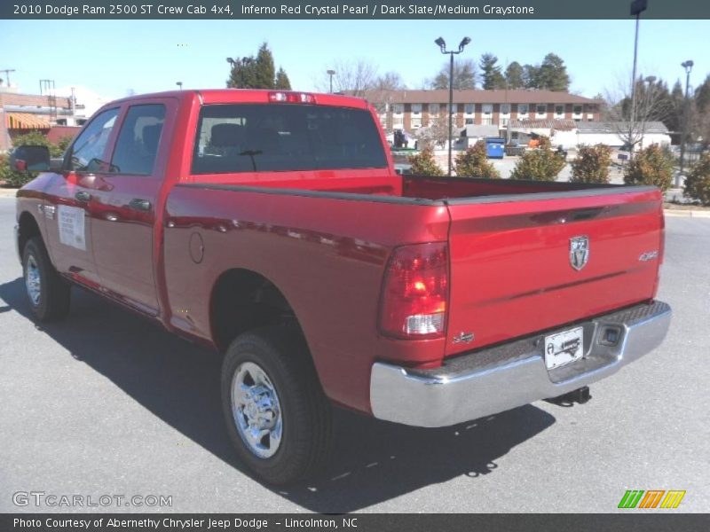 Inferno Red Crystal Pearl / Dark Slate/Medium Graystone 2010 Dodge Ram 2500 ST Crew Cab 4x4