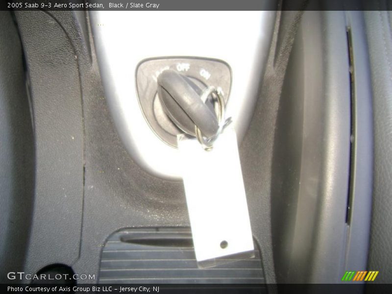 Black / Slate Gray 2005 Saab 9-3 Aero Sport Sedan