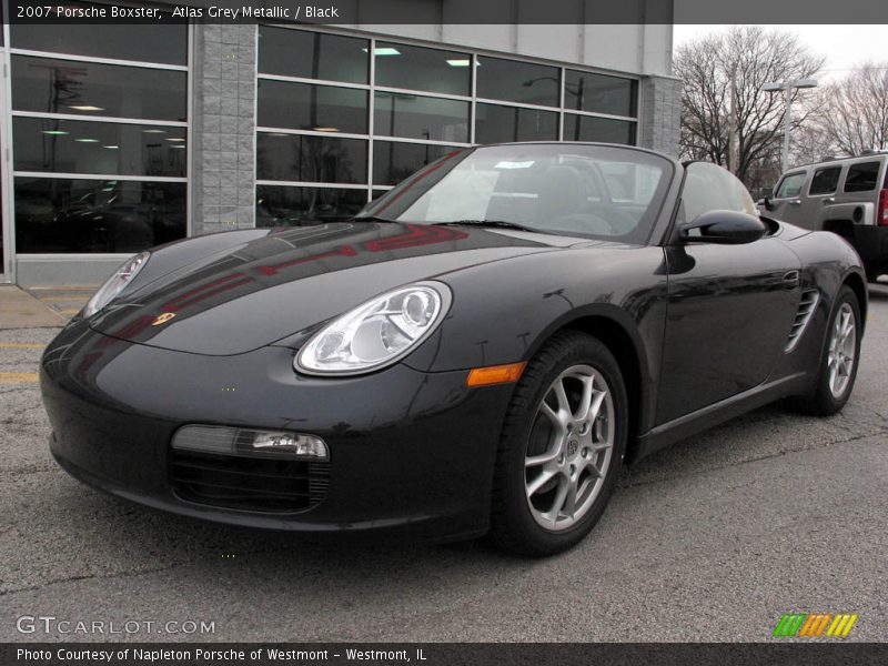 Atlas Grey Metallic / Black 2007 Porsche Boxster