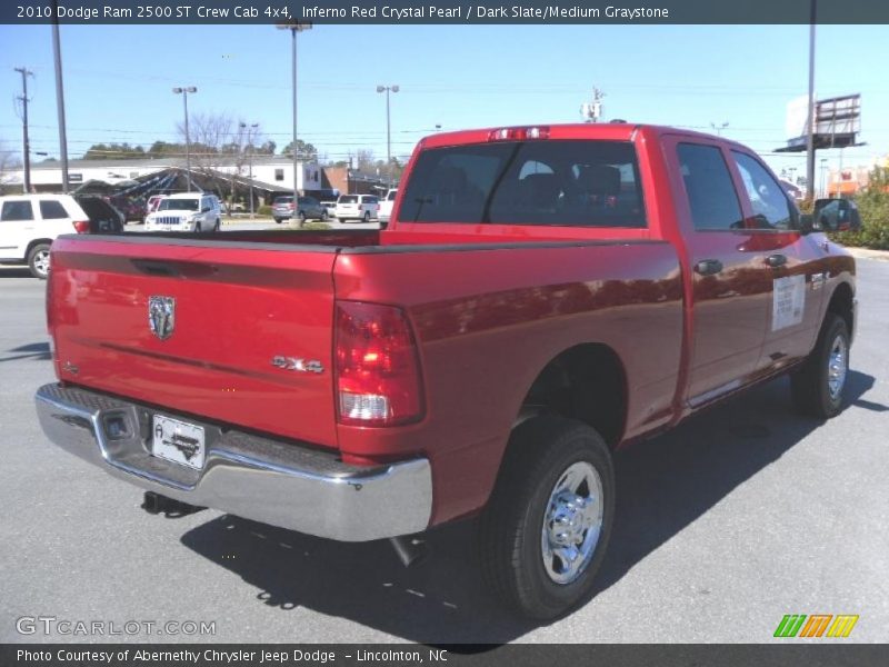 Inferno Red Crystal Pearl / Dark Slate/Medium Graystone 2010 Dodge Ram 2500 ST Crew Cab 4x4