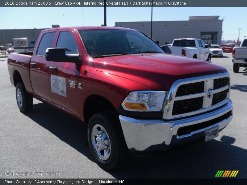 Inferno Red Crystal Pearl / Dark Slate/Medium Graystone 2010 Dodge Ram 2500 ST Crew Cab 4x4