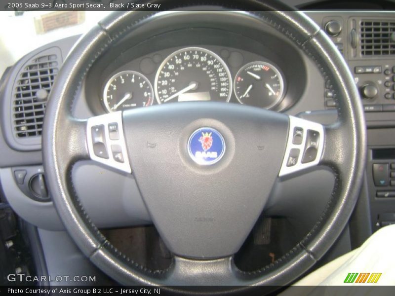 Black / Slate Gray 2005 Saab 9-3 Aero Sport Sedan