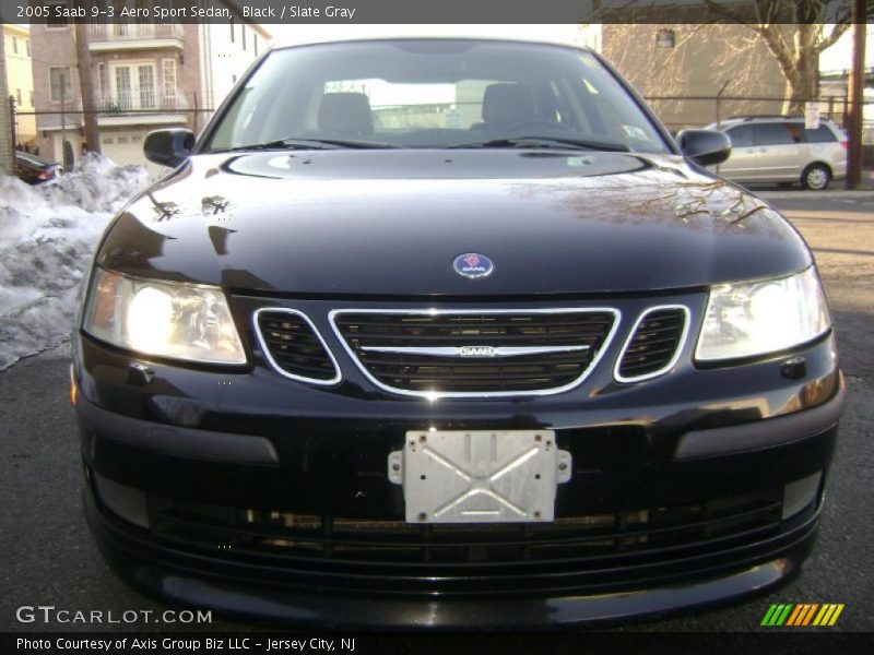 Black / Slate Gray 2005 Saab 9-3 Aero Sport Sedan