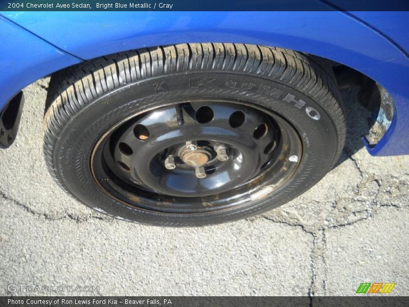 Bright Blue Metallic / Gray 2004 Chevrolet Aveo Sedan