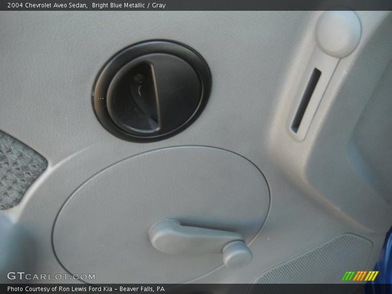 Bright Blue Metallic / Gray 2004 Chevrolet Aveo Sedan