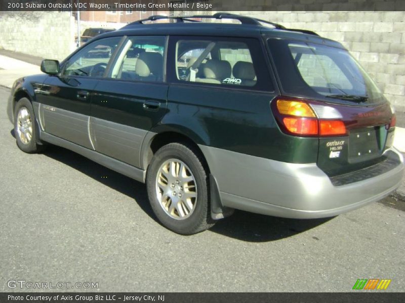 Timberline Green Metallic / Beige 2001 Subaru Outback VDC Wagon