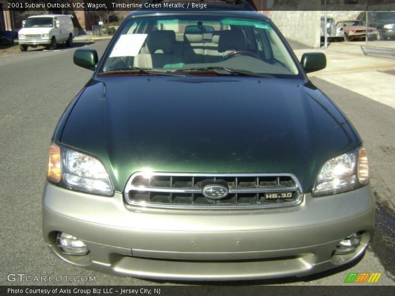 Timberline Green Metallic / Beige 2001 Subaru Outback VDC Wagon