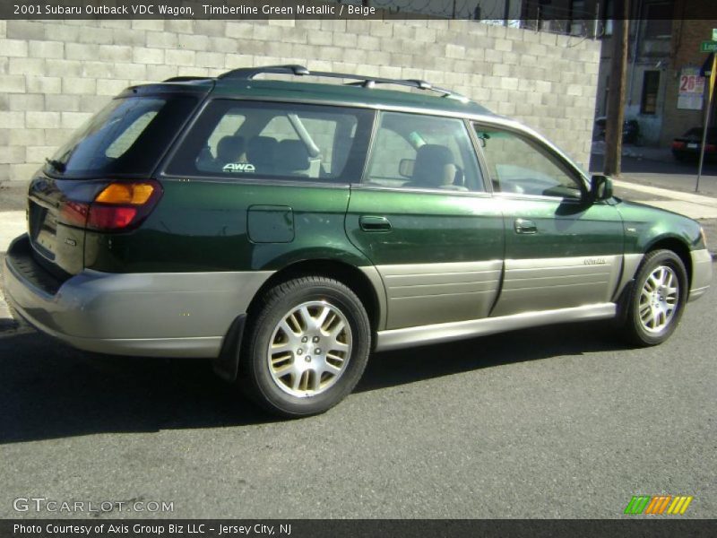 Timberline Green Metallic / Beige 2001 Subaru Outback VDC Wagon