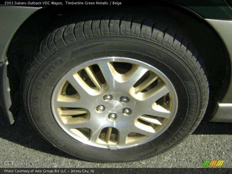 Timberline Green Metallic / Beige 2001 Subaru Outback VDC Wagon
