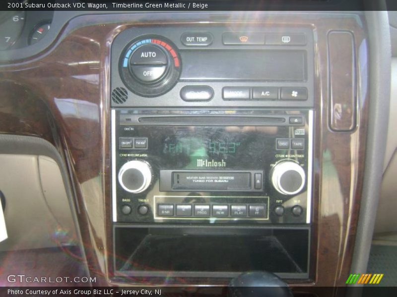 Timberline Green Metallic / Beige 2001 Subaru Outback VDC Wagon