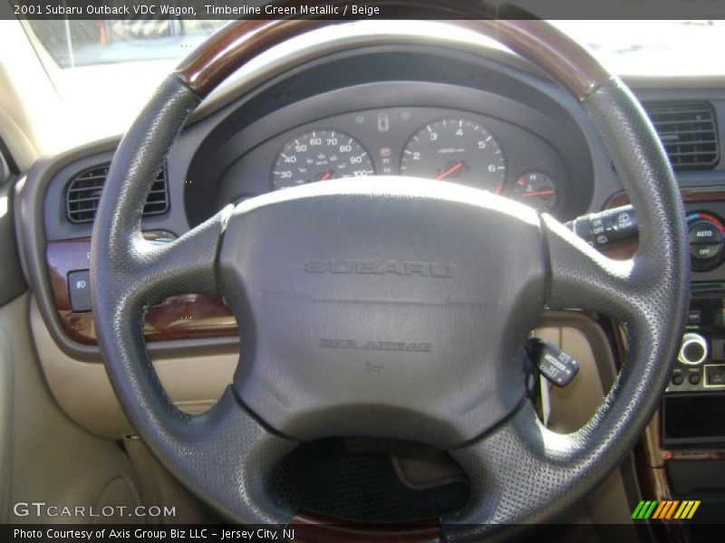 Timberline Green Metallic / Beige 2001 Subaru Outback VDC Wagon