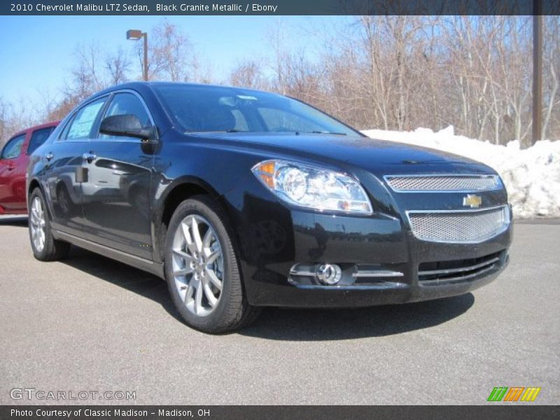 Black Granite Metallic / Ebony 2010 Chevrolet Malibu LTZ Sedan
