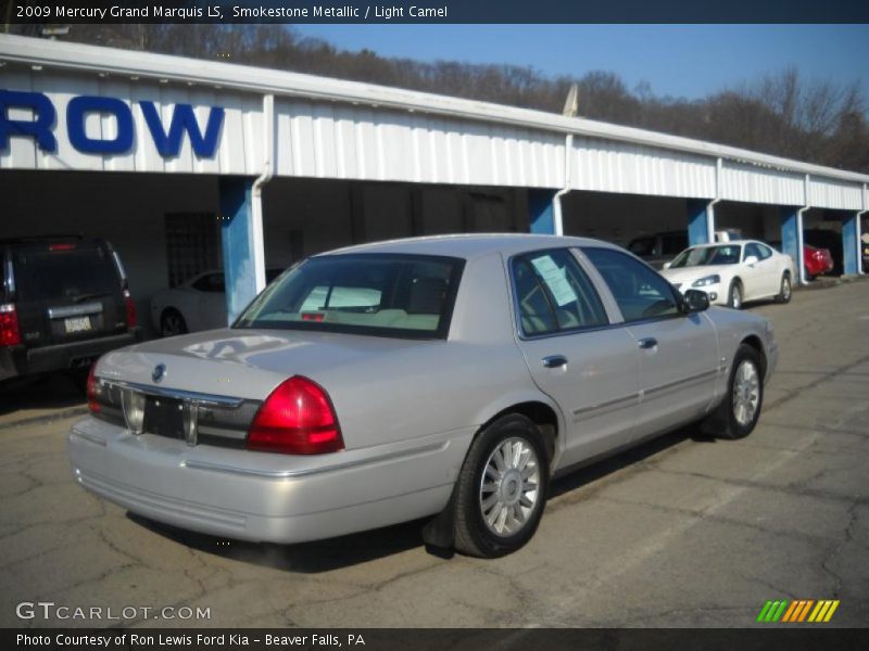Smokestone Metallic / Light Camel 2009 Mercury Grand Marquis LS