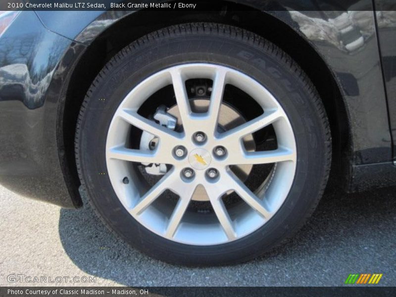 Black Granite Metallic / Ebony 2010 Chevrolet Malibu LTZ Sedan