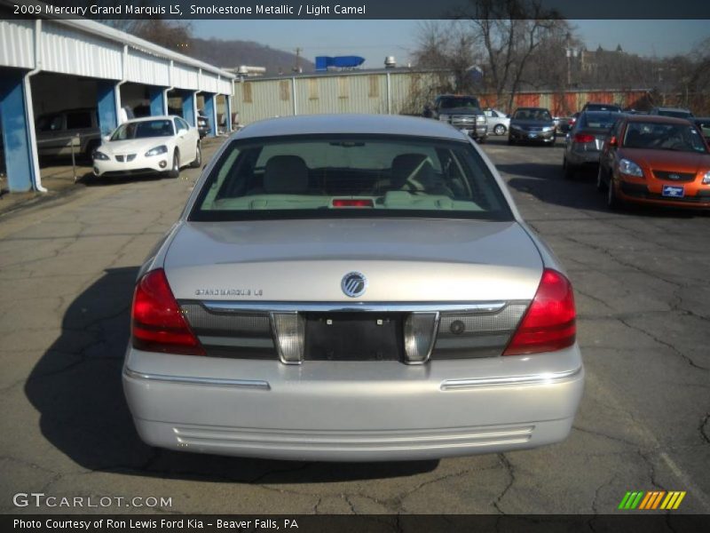 Smokestone Metallic / Light Camel 2009 Mercury Grand Marquis LS