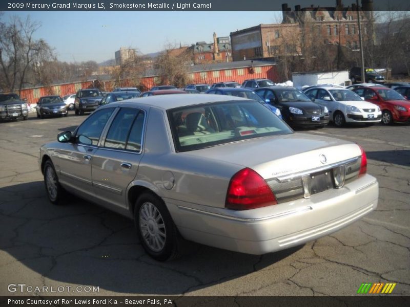 Smokestone Metallic / Light Camel 2009 Mercury Grand Marquis LS