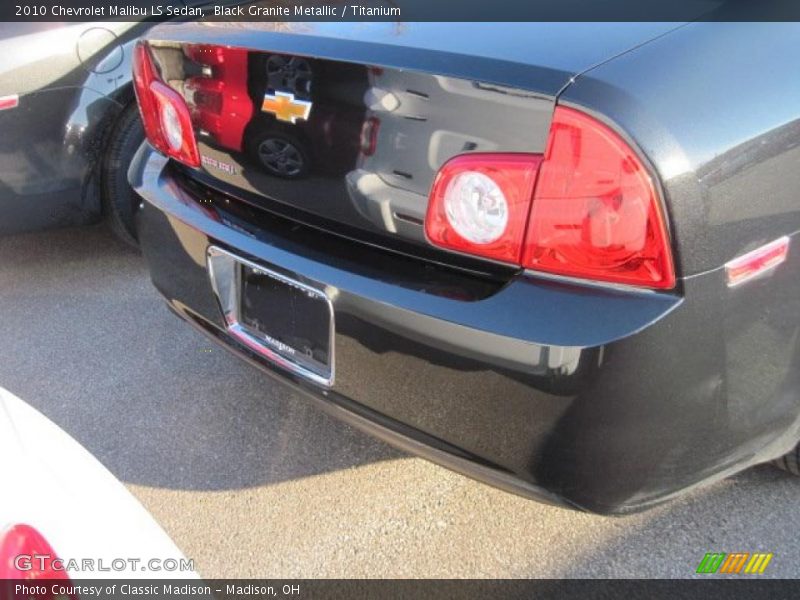 Black Granite Metallic / Titanium 2010 Chevrolet Malibu LS Sedan
