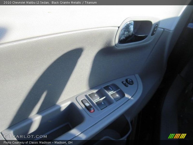 Black Granite Metallic / Titanium 2010 Chevrolet Malibu LS Sedan