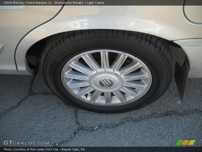 Smokestone Metallic / Light Camel 2009 Mercury Grand Marquis LS