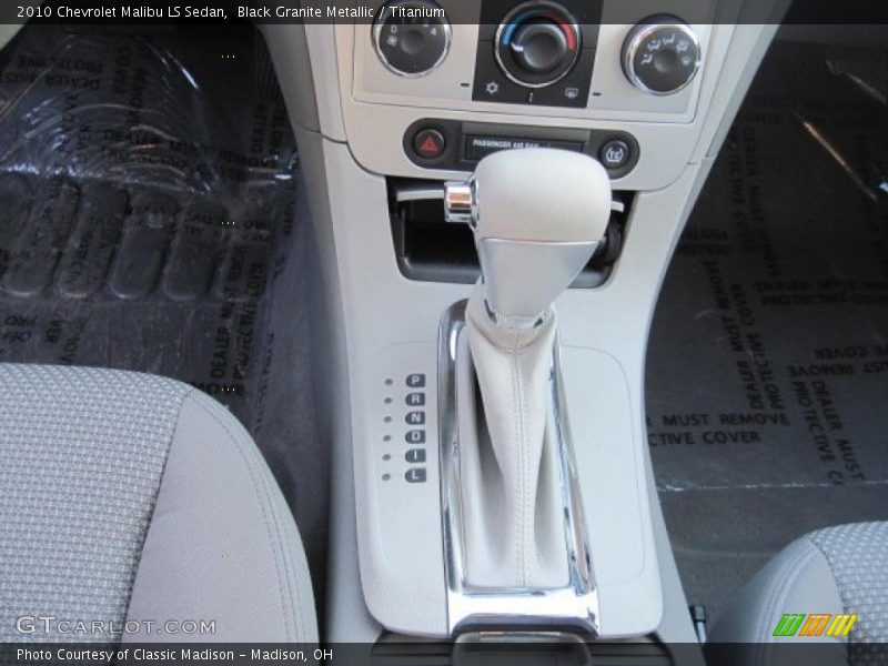 Black Granite Metallic / Titanium 2010 Chevrolet Malibu LS Sedan