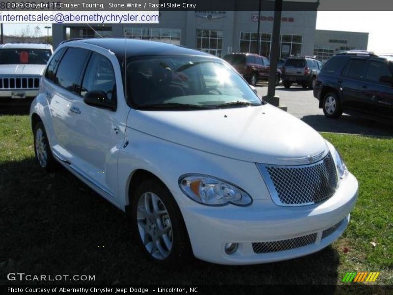 Stone White / Pastel Slate Gray 2009 Chrysler PT Cruiser Touring