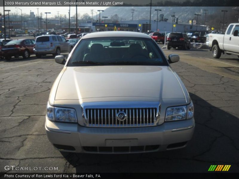 Smokestone Metallic / Light Camel 2009 Mercury Grand Marquis LS