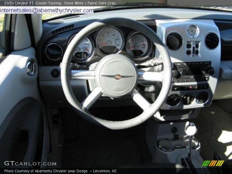 Stone White / Pastel Slate Gray 2009 Chrysler PT Cruiser Touring