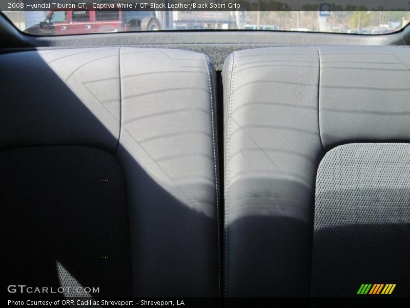 Captiva White / GT Black Leather/Black Sport Grip 2008 Hyundai Tiburon GT
