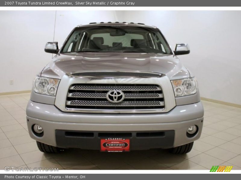 Silver Sky Metallic / Graphite Gray 2007 Toyota Tundra Limited CrewMax