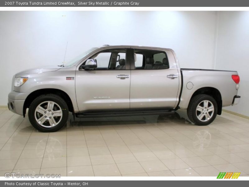 Silver Sky Metallic / Graphite Gray 2007 Toyota Tundra Limited CrewMax