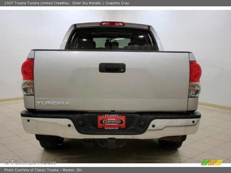 Silver Sky Metallic / Graphite Gray 2007 Toyota Tundra Limited CrewMax