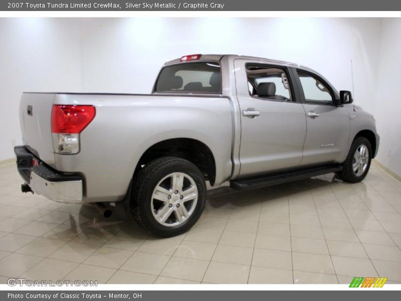 Silver Sky Metallic / Graphite Gray 2007 Toyota Tundra Limited CrewMax