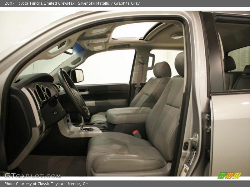 Silver Sky Metallic / Graphite Gray 2007 Toyota Tundra Limited CrewMax