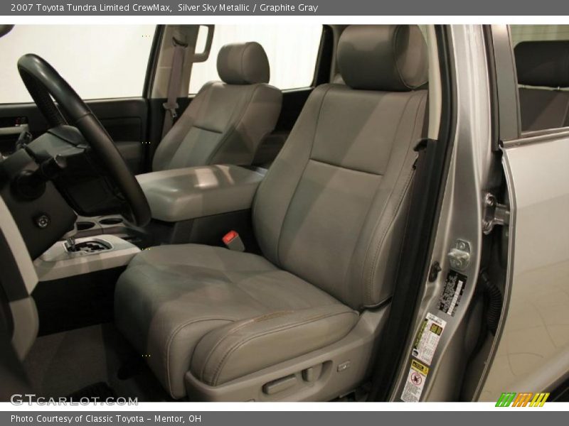 Silver Sky Metallic / Graphite Gray 2007 Toyota Tundra Limited CrewMax