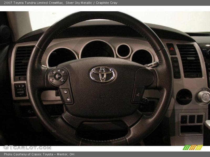 Silver Sky Metallic / Graphite Gray 2007 Toyota Tundra Limited CrewMax