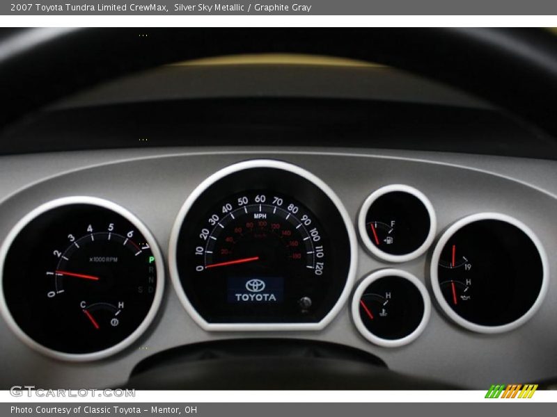 Silver Sky Metallic / Graphite Gray 2007 Toyota Tundra Limited CrewMax
