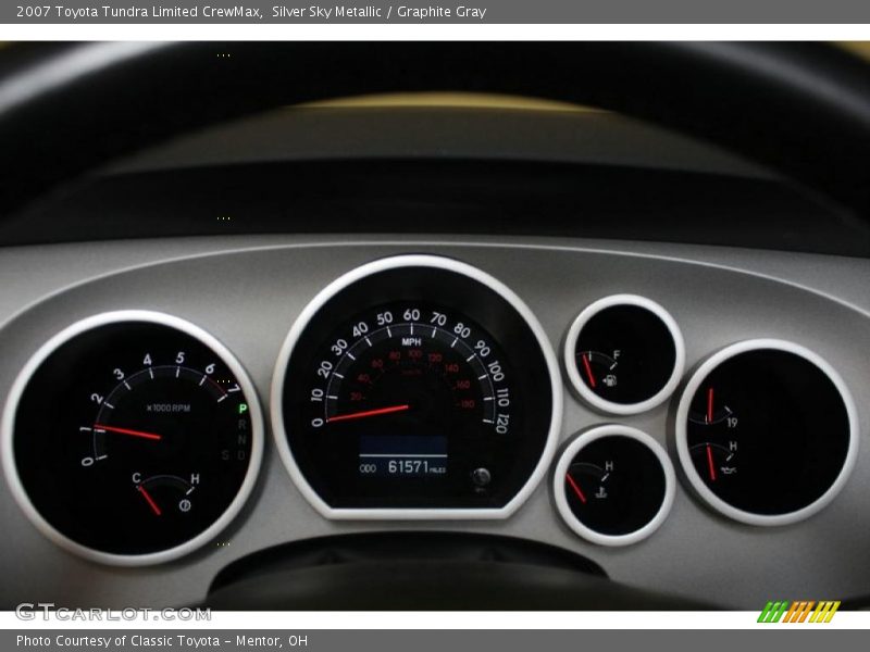 Silver Sky Metallic / Graphite Gray 2007 Toyota Tundra Limited CrewMax