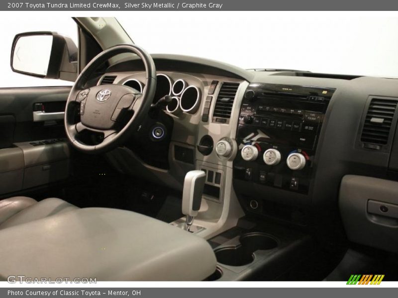 Silver Sky Metallic / Graphite Gray 2007 Toyota Tundra Limited CrewMax